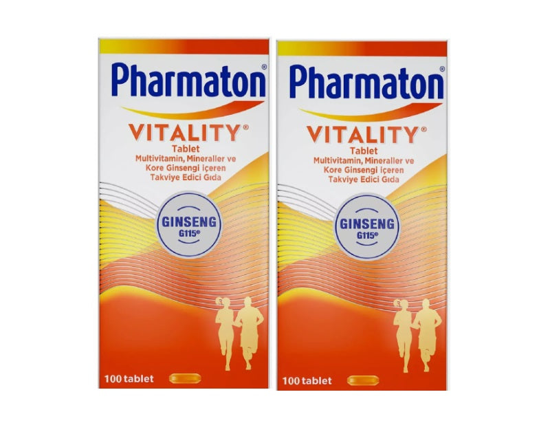 Pharmaton Vitality Ginseng G115 (2x100) 200 Tablets - Bulk Pack