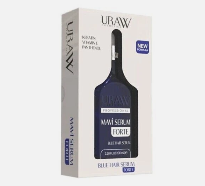 Uraw Blue Serum Forte 100ml: Advanced Hair Growth & Anti-Hair Loss Treatment