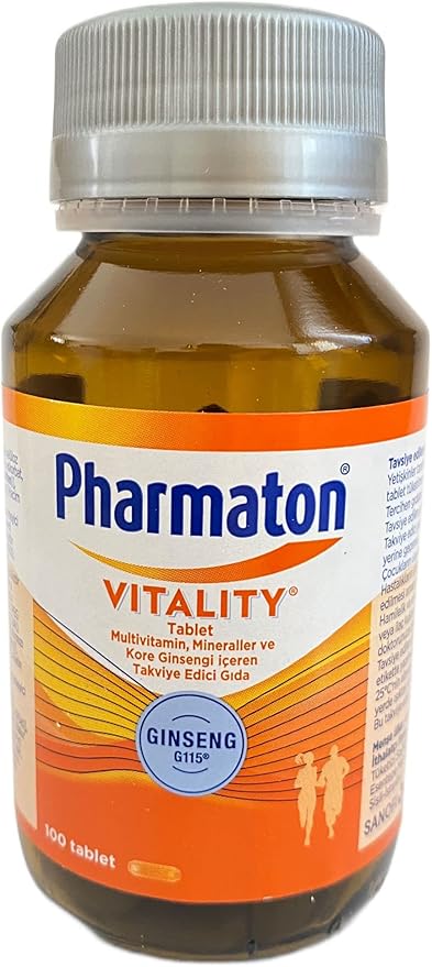 Pharmaton Vitality Ginseng G115 (2x100) 200 Tablets - Bulk Pack
